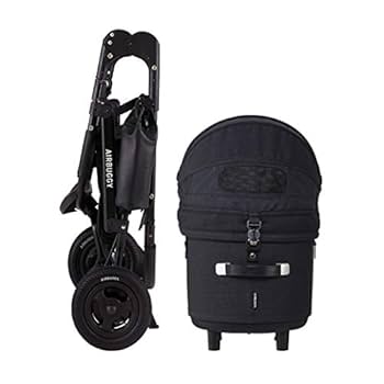 Amazon | AirBuggy for Pet DOME3 SET REGULAR EARTH BLACK